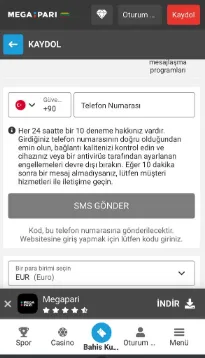 Megapari Uygulaması